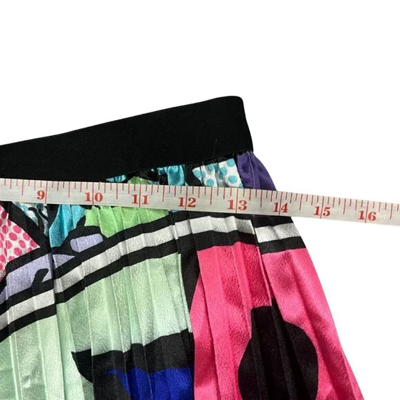 Sesame Street Women's Pleated Maxi Skirt Size L/XL Graphic Elmo Oscar Retro - Picture 5 of 8